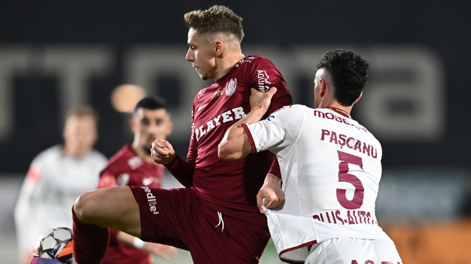 CFR Cluj, favorită clară în duelul cu Rapid București. Cel mai sigur pariu: X2 la 1.47
